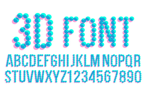 3D Pixel Vector: Futuristic Typography That Pops