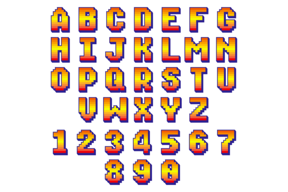 8 Bit Pixel Font: The Retro Computer Alphabet for Modern Projects