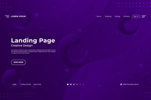 Abstract Landing Page Background: Fluid Gradients for Impact