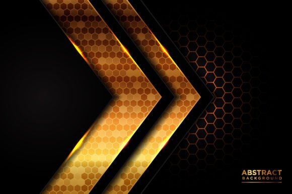 Dark and Gold Futuristic Background: A Designer's Secret Weapon