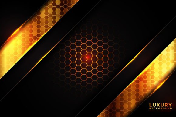 Golden Geometry: Crafting High-End Visuals with Abstract Luxury Backgrounds