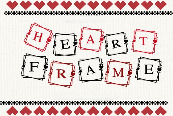 Heart Frame: A Font That Brings Handmade Charm to Digital Design