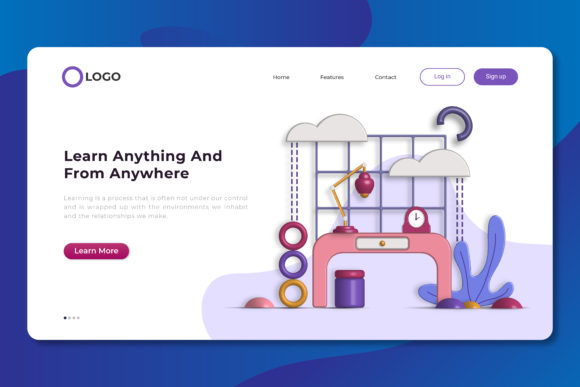 Make Your First Impression Count with Flat Illustration Pages