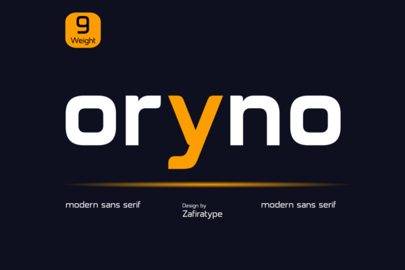 Meet Oryno: The Sans Serif Font That Adapts to Your Design Vision