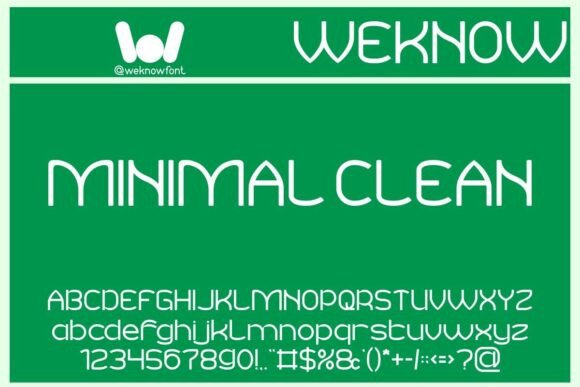 Minimal Clean: The Sans Serif Font for Modern Brands