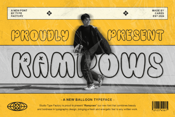 Rampows: The Font That Brings Balloon-Like Joy to Your Designs