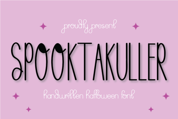 Spooktakuller: A Typeface That Screams Halloween Charm